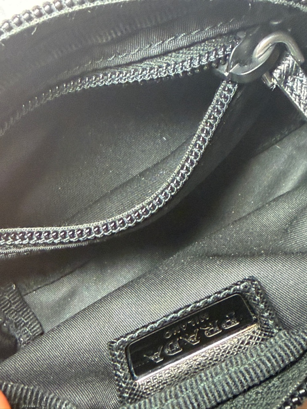 Prada Micro Black Nylon Pouch - Picture 15 of 16